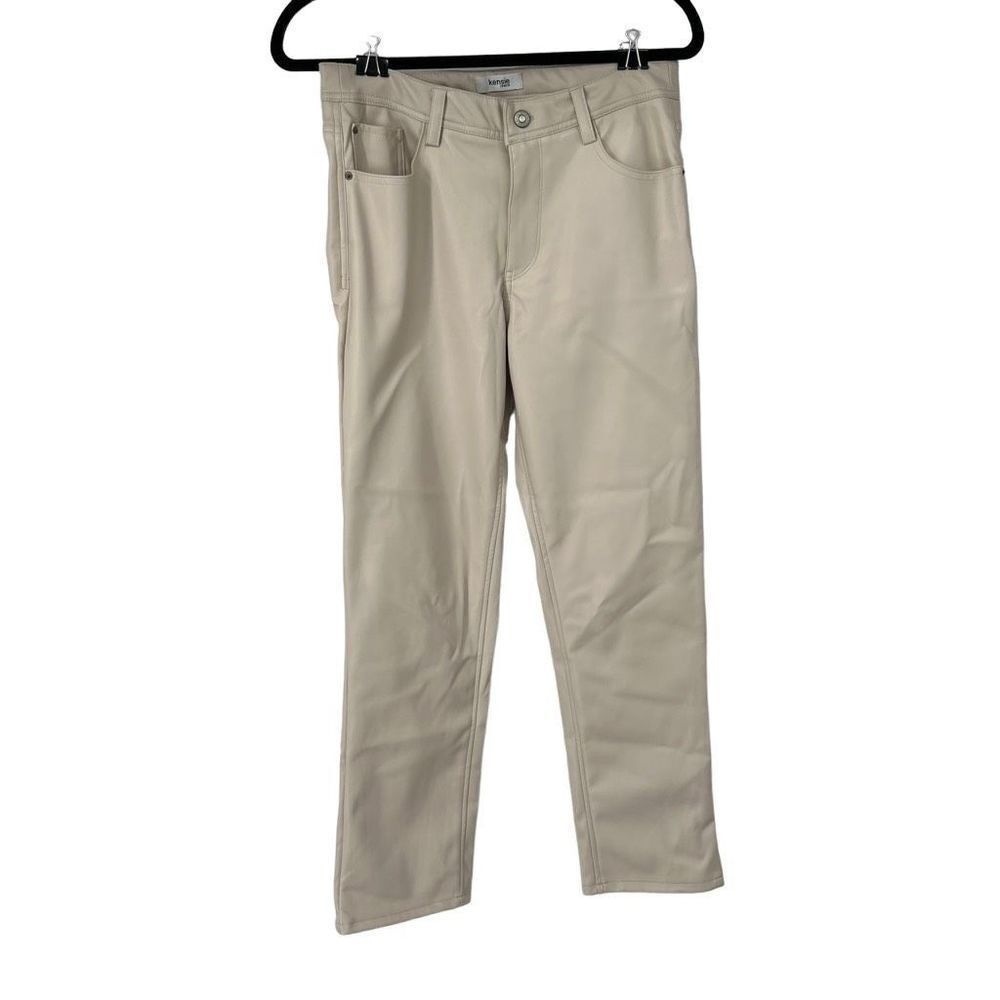 Kensie Cream‎ Vegan Leather Pants
Size 4/27